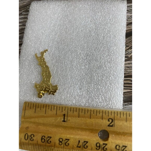 18kt Gold Map European Stamped 750 AR 2.74 Grams Wearable Not Scrap - Picture 6 of 8